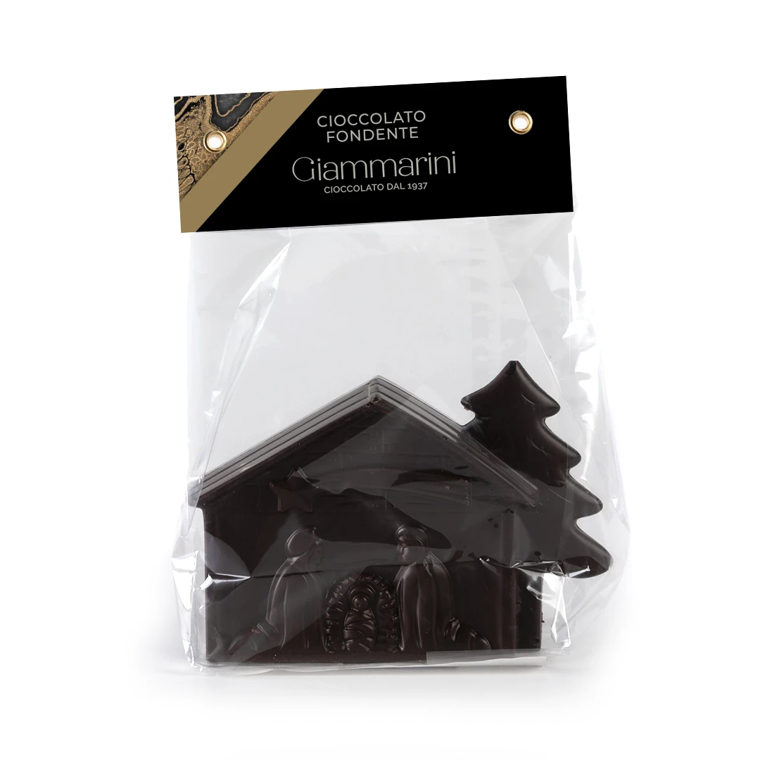 Presepe di cioccolato fondente 350 g Presepe di cioccolato fondente 350 g
